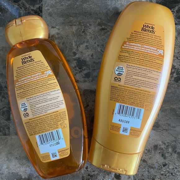 🆕 Garnier Whole Blends, Moroccan Argan  & Camellia oils, Shampoo & conditioner - Picture 2 of 2
